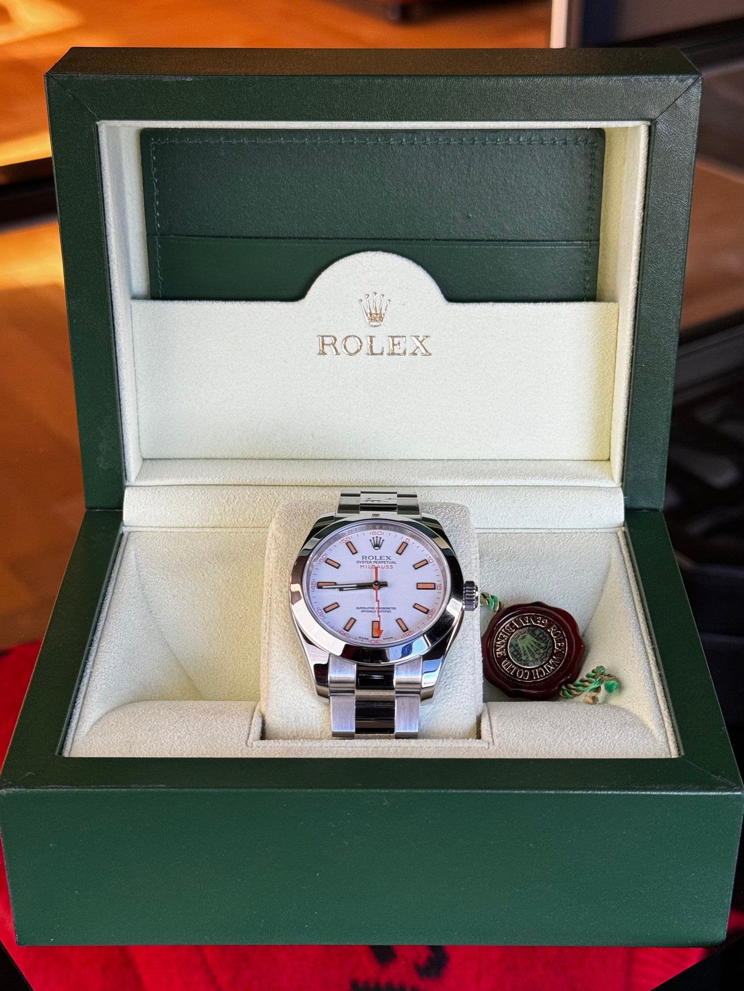 Rolex Milgauss 116400 White Dial Pre Owned