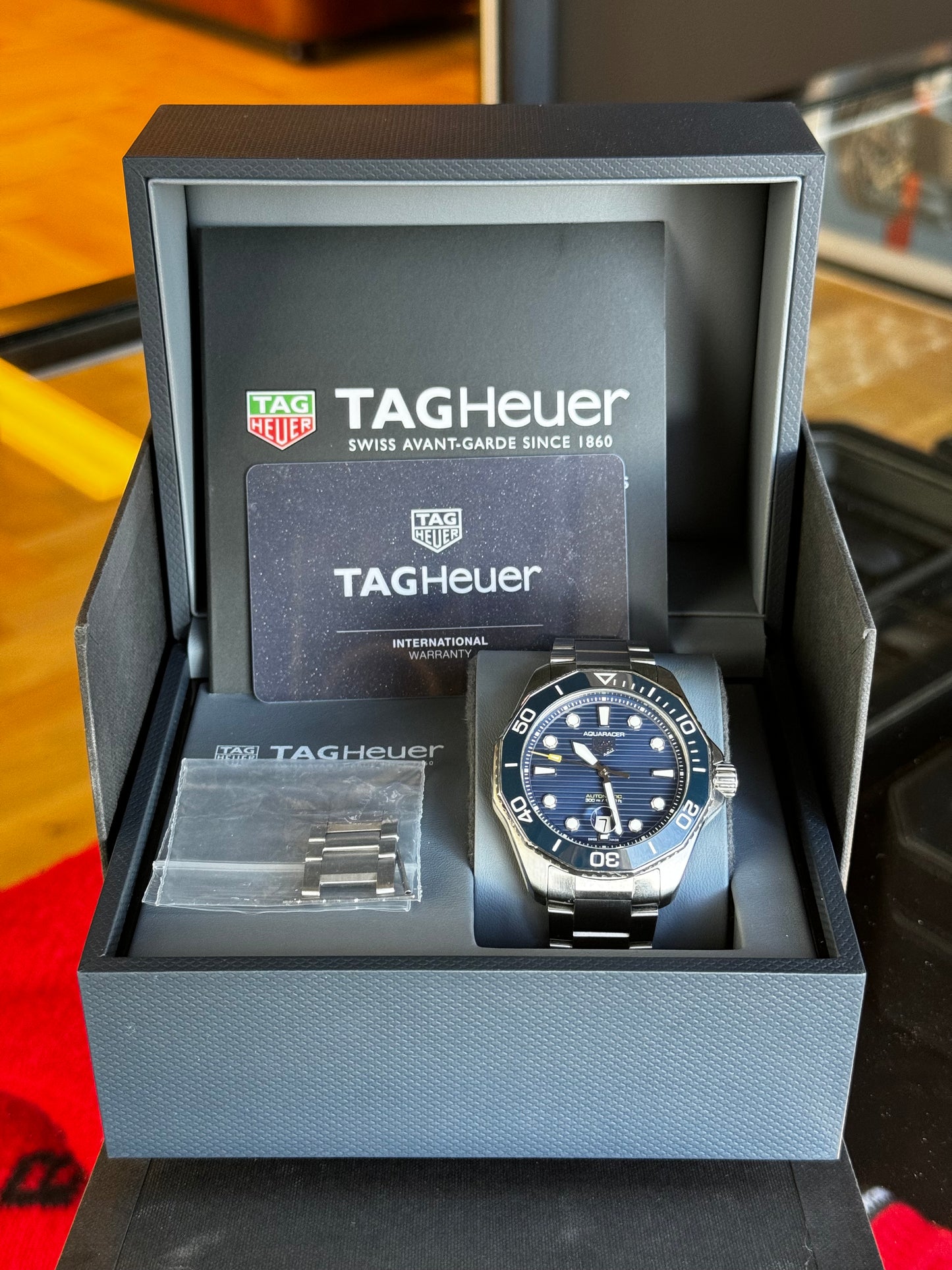 Tag Heuer Aquaracer Blue Dial Pre Owned