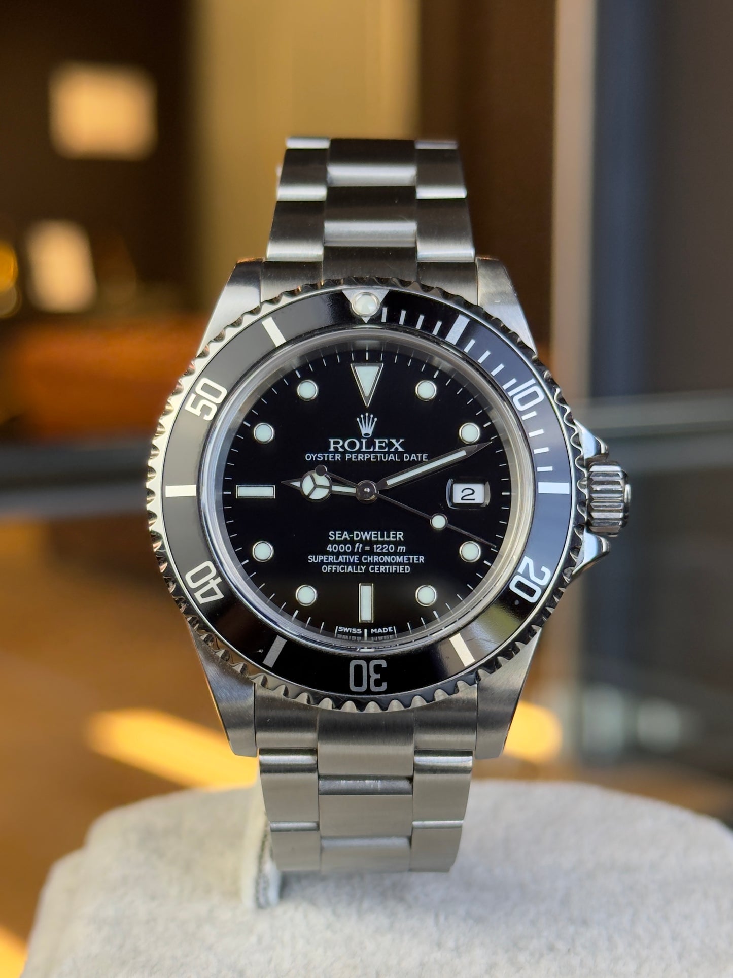 Rolex Sea Dweller 16600 Black Dial Full Set Pre Owned