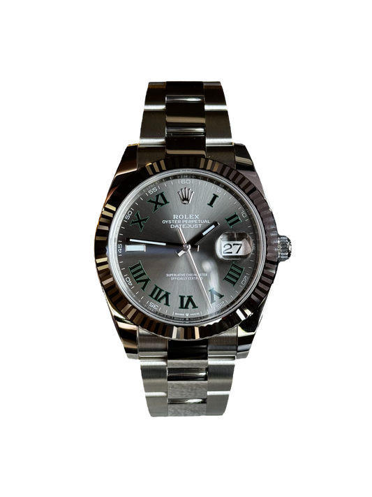 Rolex Datejust 41 126334 Wimbledon Dial Brand New