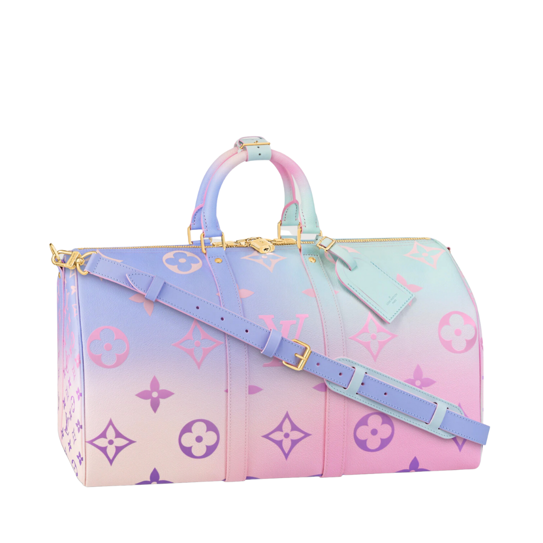 Louis Vuitton Keepall 45 Spring in the City Sunrise Pink Pastel